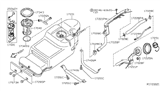 Diagram for Nissan Pathfinder Fuel Tank - 17202-ZP00A