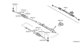 Diagram for Nissan Tie Rod End - D8520-1HK0A