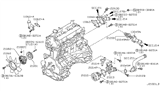 Diagram for Nissan Thermostat Housing - 11060-EA20A