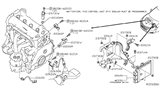 Diagram for Nissan Quest Engine Control Module - 23703-9HP9A