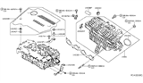Diagram for Nissan Intake Manifold - 14001-3TA0B