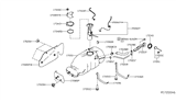 Diagram for Nissan Fuel Tank Strap - 17406-7S200