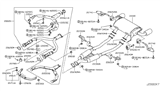 Diagram for Nissan Altima Exhaust Manifold Gasket - 20692-JK00B