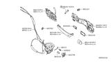 Diagram for Nissan Door Latch Assembly - 80501-9AN2A