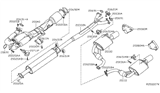 Diagram for Nissan Tail Pipe - 20080-9DJ0A