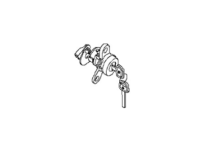 Nissan Stanza Door Lock Cylinder - 90602-D0800