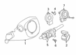 Diagram for Nissan Kicks Steering Column Cover - 48470-5EE1A