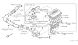 Diagram for Nissan 200SX Air Duct - 16577-01F01