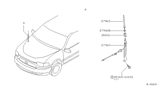 Diagram for Nissan Quest Antenna Base - 28216-7B000