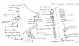 Diagram for Nissan Quest Strut Bearing - 54325-7B000