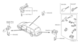 Diagram for Nissan Quest Ignition Lock Assembly - 48701-1B025