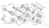 Diagram for Nissan Needle Bearing - 32264-M8000