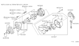 Diagram for Nissan Stanza Alternator - 23100-20R00