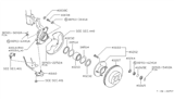 Diagram for Nissan Sentra Wheel Stud - 43222-21B00