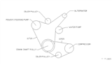 Diagram for Nissan Axxess Serpentine Belt - 11720-30R00