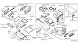 Diagram for Nissan Pathfinder Shift Indicator - 96940-ZS10A