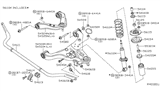 Diagram for Nissan Pathfinder Sway Bar Kit - 54611-ZS60B
