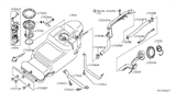 Diagram for Nissan Fuel Filler Neck - 17228-EA205