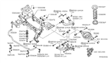 Diagram for Nissan Pathfinder Rear Crossmember - 55400-ZS30A