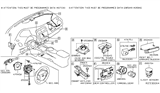 Diagram for Nissan Leaf Body Control Module - 285N6-5SA0B