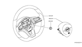 Diagram for 2018 Nissan Leaf Steering Wheel - 48430-5SA5A