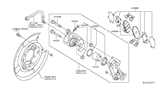 Diagram for Nissan Leaf Brake Caliper - 44001-4CA0C