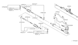 Diagram for Nissan Altima Rack And Pinion - 49001-ZB000