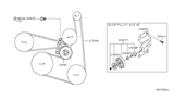 Diagram for Nissan Sentra Drive Belt - 11720-8J000