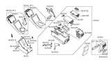 Diagram for Nissan Ashtray - 68800-ZD83A