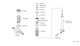 Diagram for Nissan Altima Coil Spring Insulator - 55338-8J000