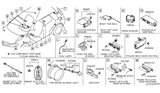 Diagram for Nissan Murano TPMS Sensor - 40700-JK01B