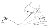 Diagram for Nissan Murano Hood Cable - 65621-1AA0A
