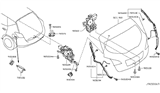 Diagram for Nissan Pathfinder Door Striker - 90570-1AA0A