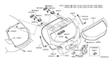 Diagram for Nissan Axxess Weather Strip - G2716-89901