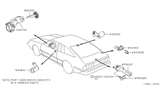 Diagram for Nissan Datsun 310 Car Key - KEY00-00039