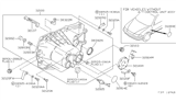 Diagram for Nissan 200SX Back Up Light Switch - 32005-70E10