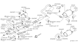 Diagram for Nissan 200SX Exhaust Pipe - 20300-4B010