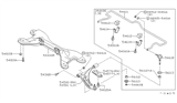 Diagram for Nissan Sentra Control Arm Bracket - 54577-50Y20