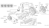 Diagram for Nissan Sentra Crankshaft Gear - 13021-55Y00