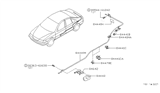 Diagram for Nissan Sentra Fuel Door Release Cable - 84650-1M200