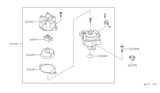 Diagram for Nissan Sentra Distributor Rotor - 22157-46N12