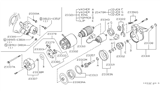 Diagram for Nissan Maxima Starter Brush - 23379-0M300