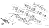 Diagram for Nissan Maxima Reverse Idler Gear - 32282-8H501