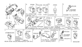 Diagram for Nissan Frontier Mirror Switch - 25570-5Z100