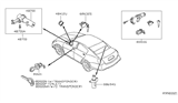 Diagram for 2005 Nissan Maxima Ignition Lock Assembly - D8700-8J025