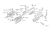 Diagram for Nissan Pathfinder Valve Cover Gasket - 13270-EA21A