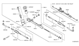 Diagram for Nissan Cube Rack and Pinion Boot - 48203-3U025