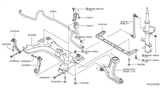 Diagram for Nissan Versa Note Sway Bar Link - 54618-JX00A