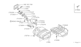 Diagram for Nissan Fuel Tank - 17202-41G02