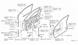 Diagram for Nissan Weather Strip - 80820-01G00